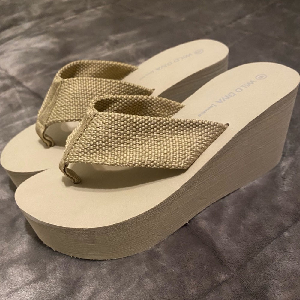 Platform Wedge Flip Flops